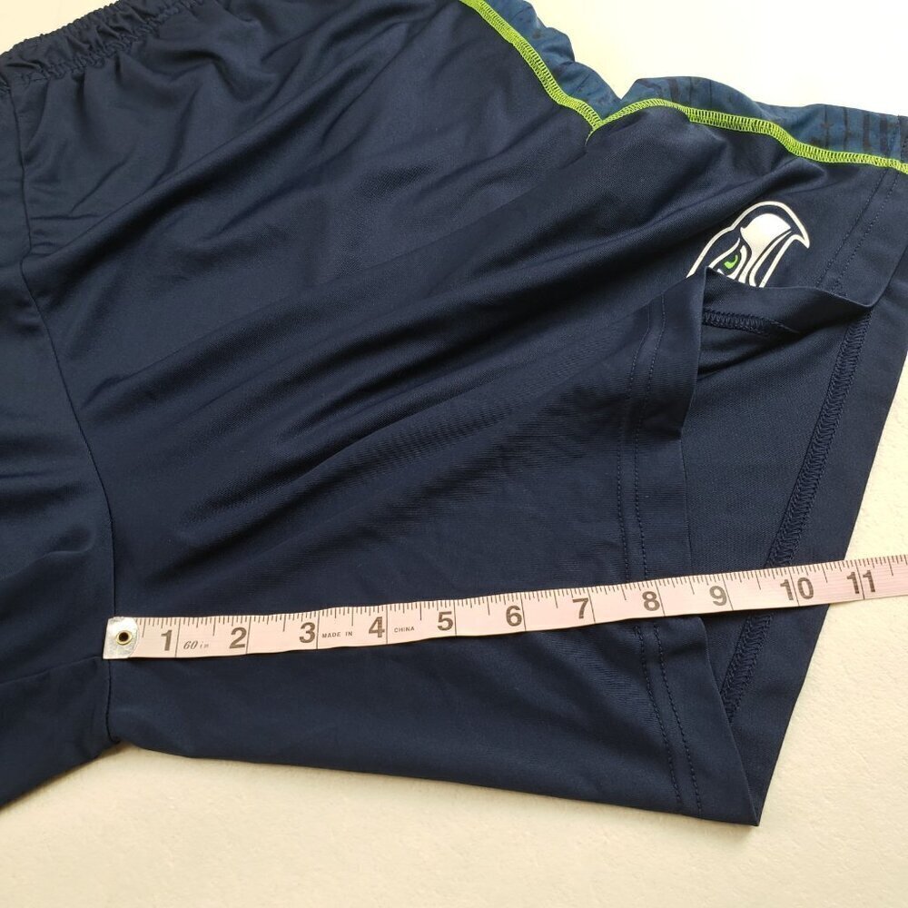 Seattle Seahawks Mesh Short  Mens XL Blue NFL Team Apparel Football TX3 Cool - Picture 9 of 12